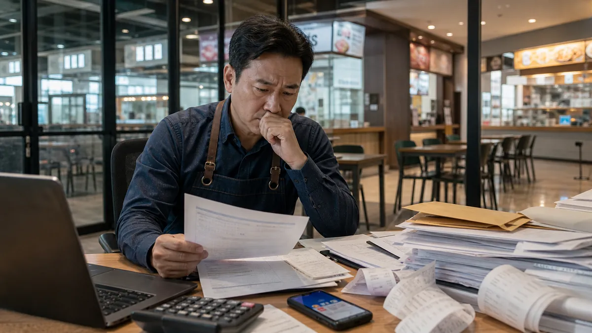 푸드코트 정산금 미지급 사기 무죄 대응
