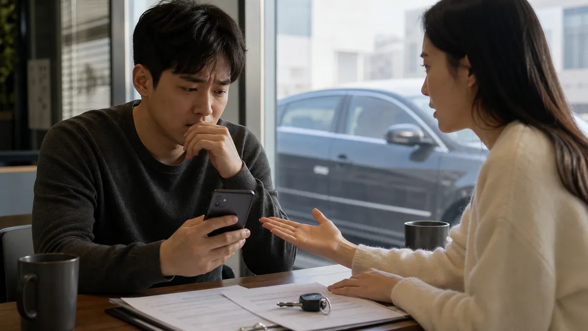 연인의 차량담보대출 상환 약속 불이행으로 사기 고소를 진행한 사건