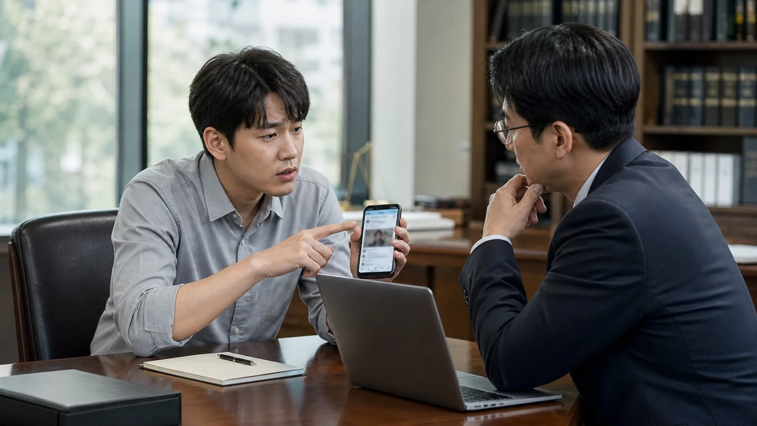 온라인 게시글로 명예훼손 고소를 받은 경위