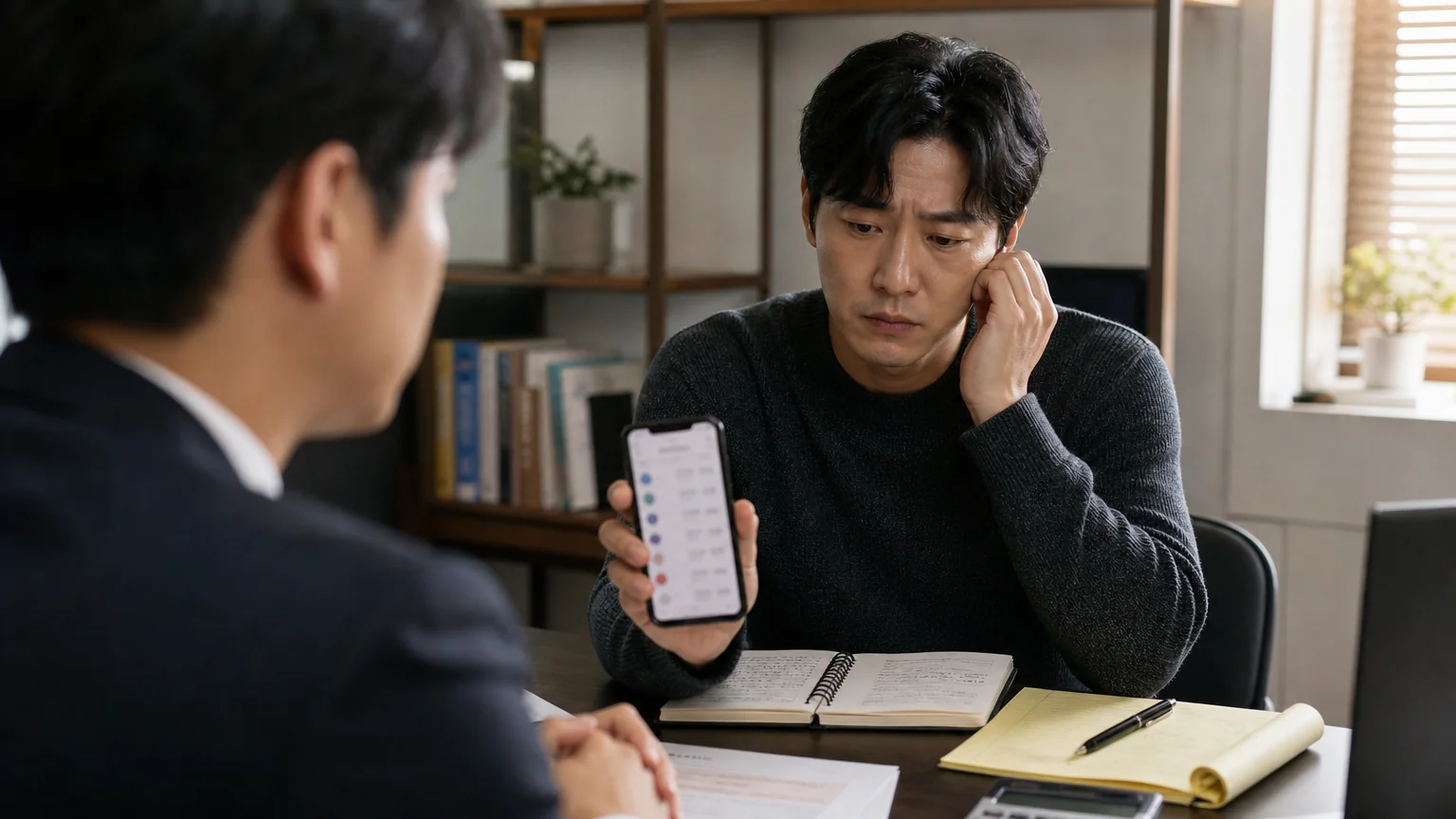 스토킹 반복 연락과 채권추심 공모 혐의로 수사를 받게 된 경위
