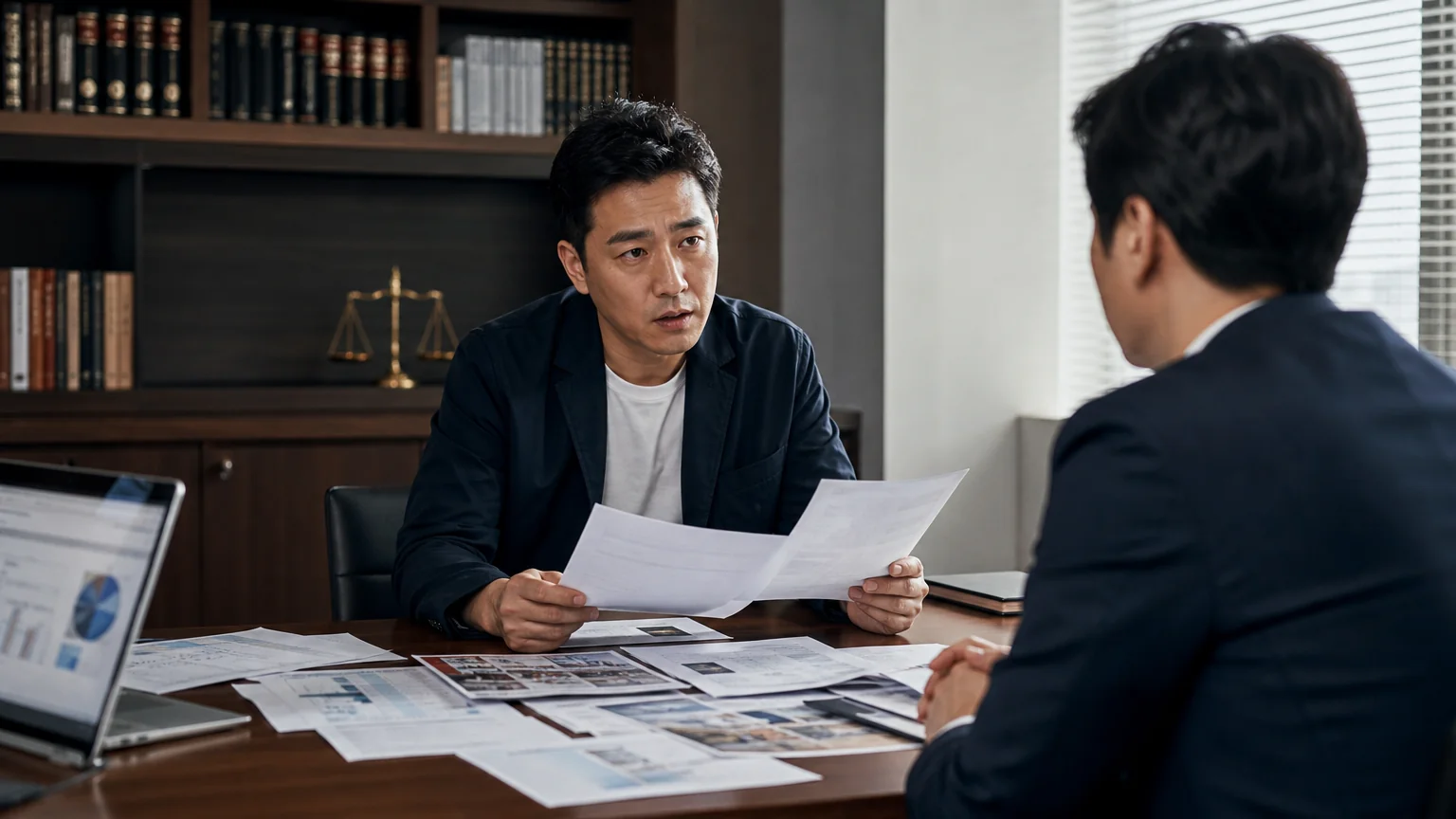 사업양도계약 사기 혐의로 조사를 받게 된 경위