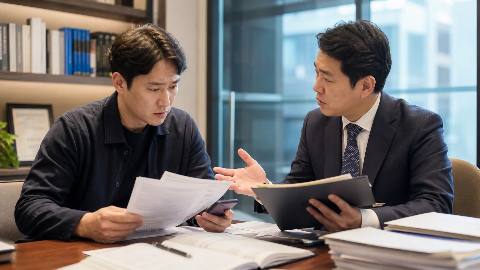 회사 거래 관여로 사기 혐의를 받은 경위