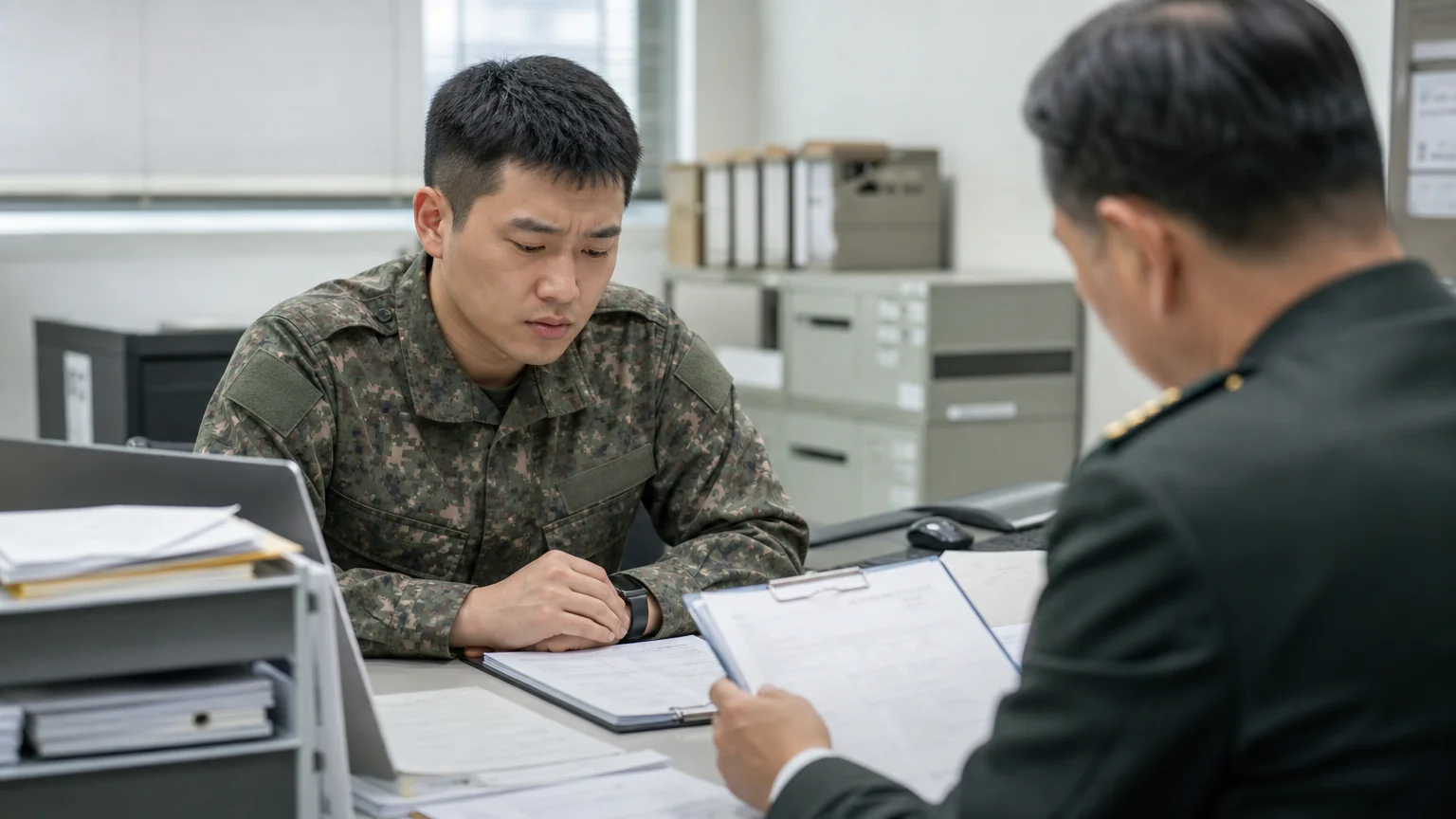 군 휴가 신청 과정에서 위계공무집행방해 혐의를 받은 경위