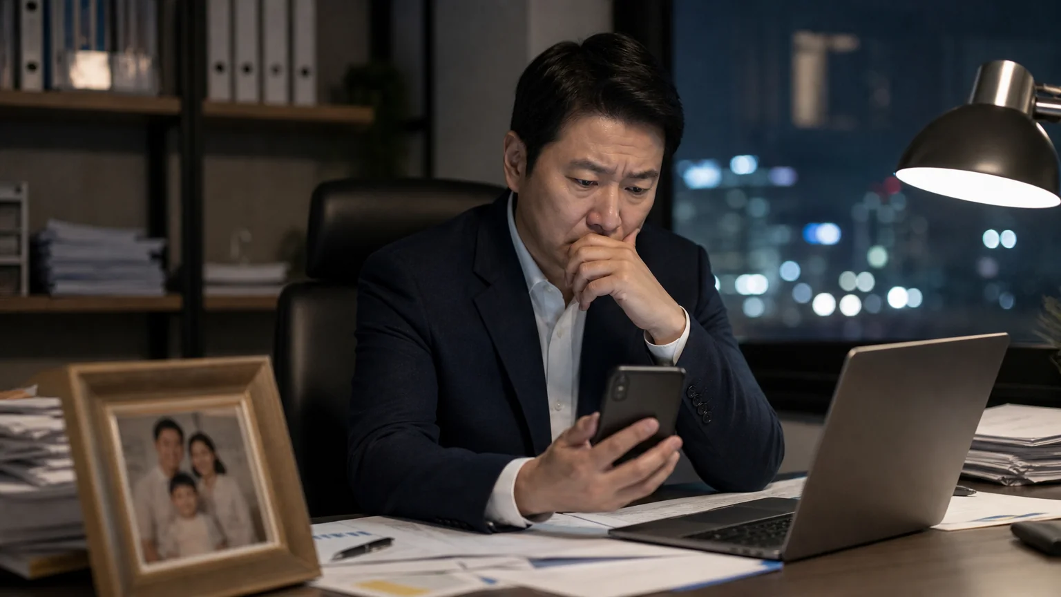 반복된 문자메시지 협박 피해 경위