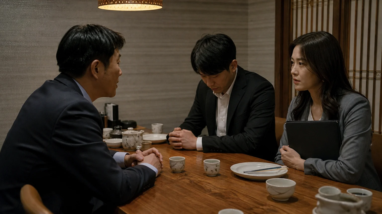 회식 중 발생한 폭행 혐의