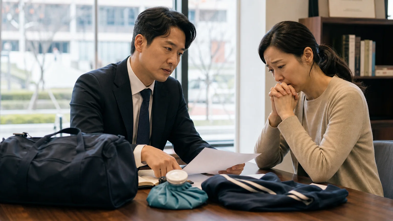합의된 격투 후 상해 조사를 받게 된 학생