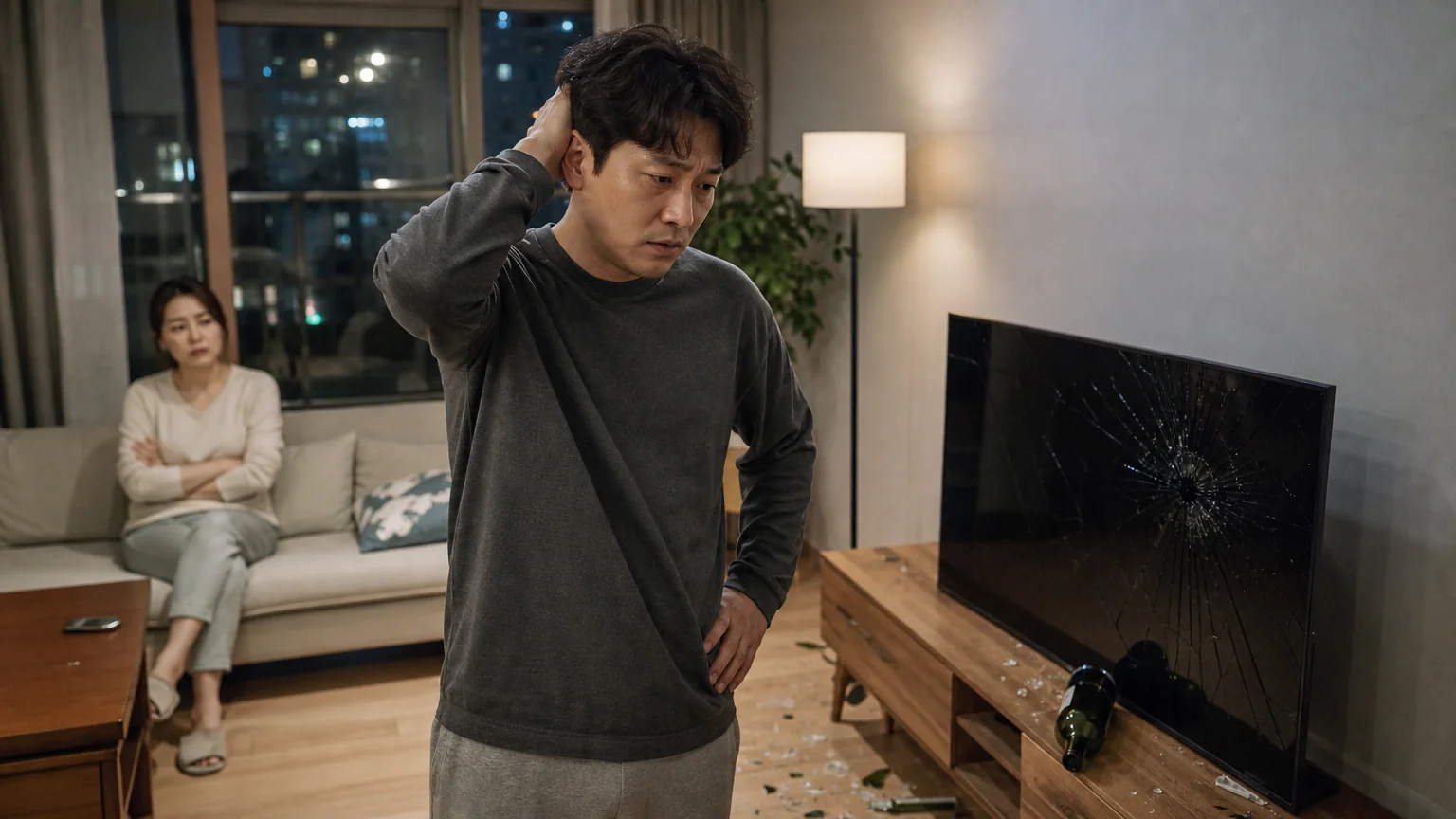 재물손괴 혐의로 조사를 받게 된 경위