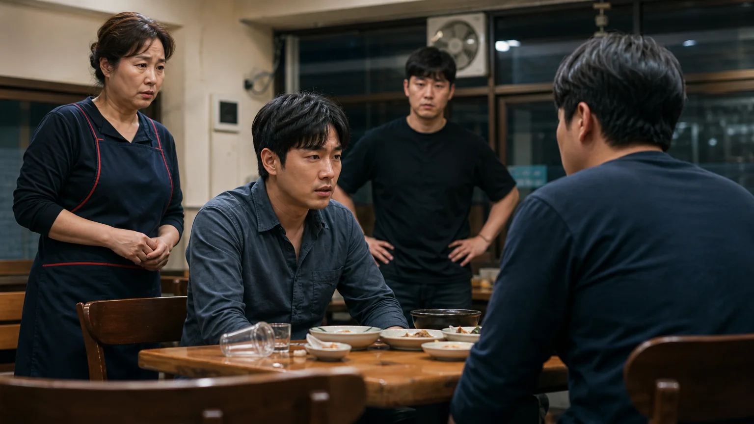 식당 내 몸싸움으로 폭행 조사를 받게 된 경위