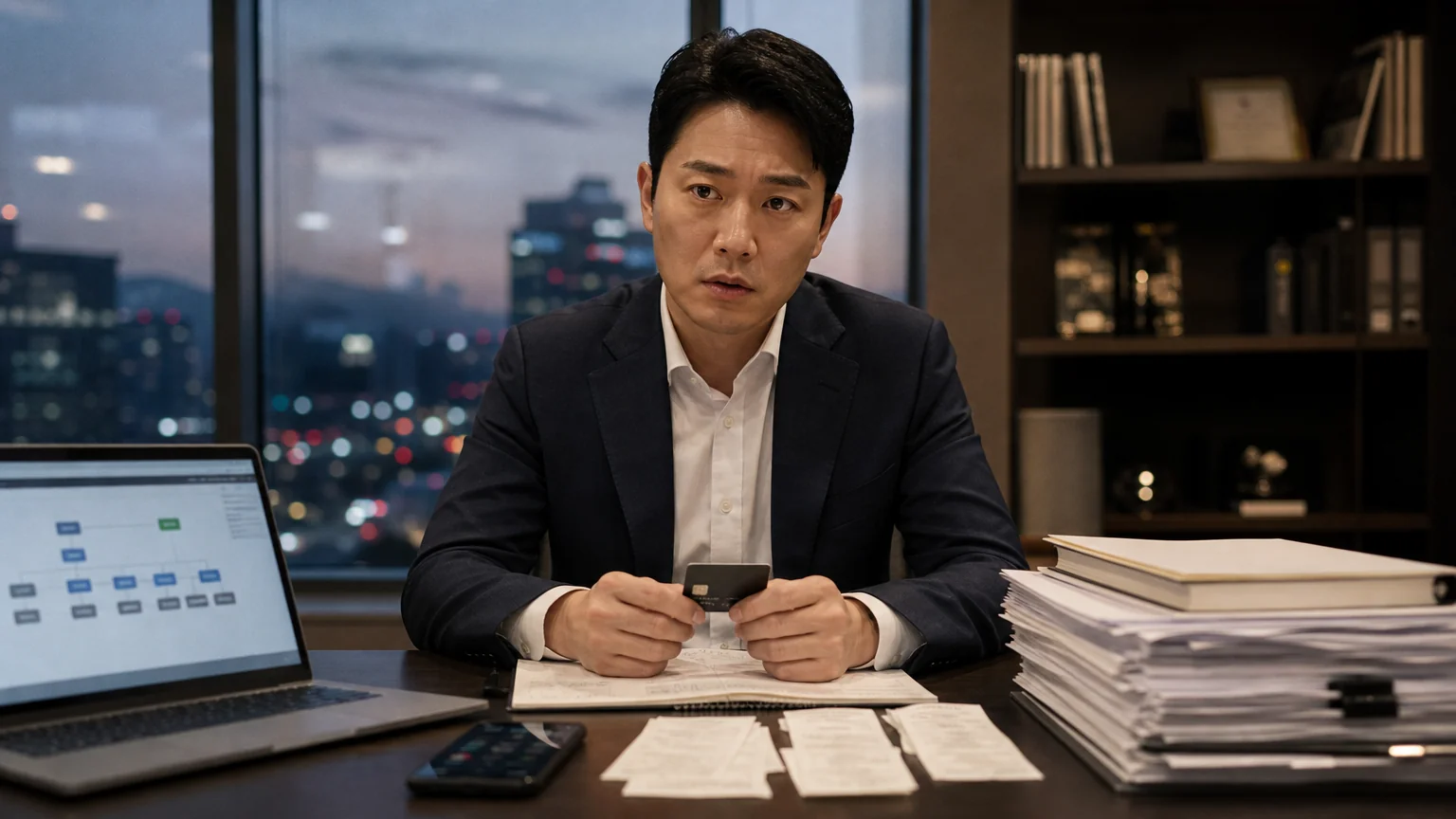 업무상배임 혐의로 법인카드 사용 내역이 문제 된 경위