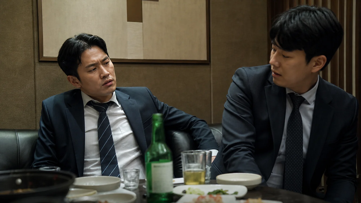 직장 상사와의 술자리 폭행 혐의