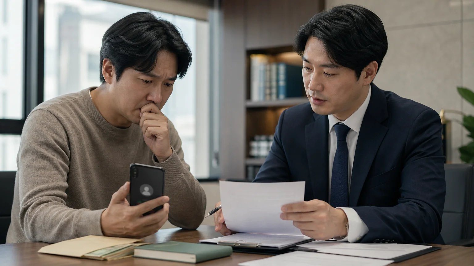 대환대출 상담 중 보이스피싱 방조 혐의를 받은 경위