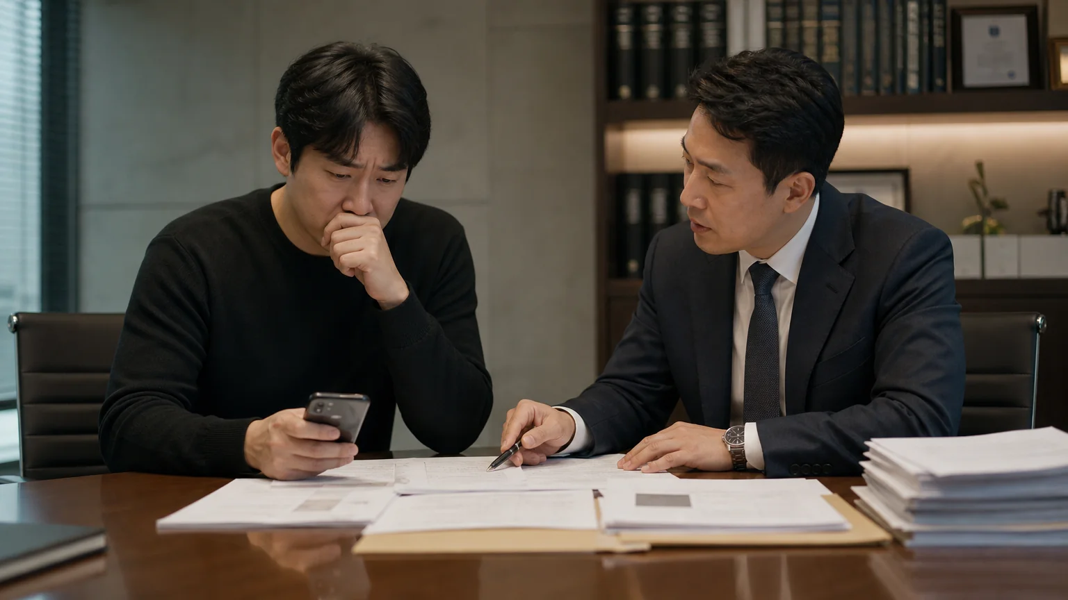 무고 혐의로 수사를 받게 된 경위