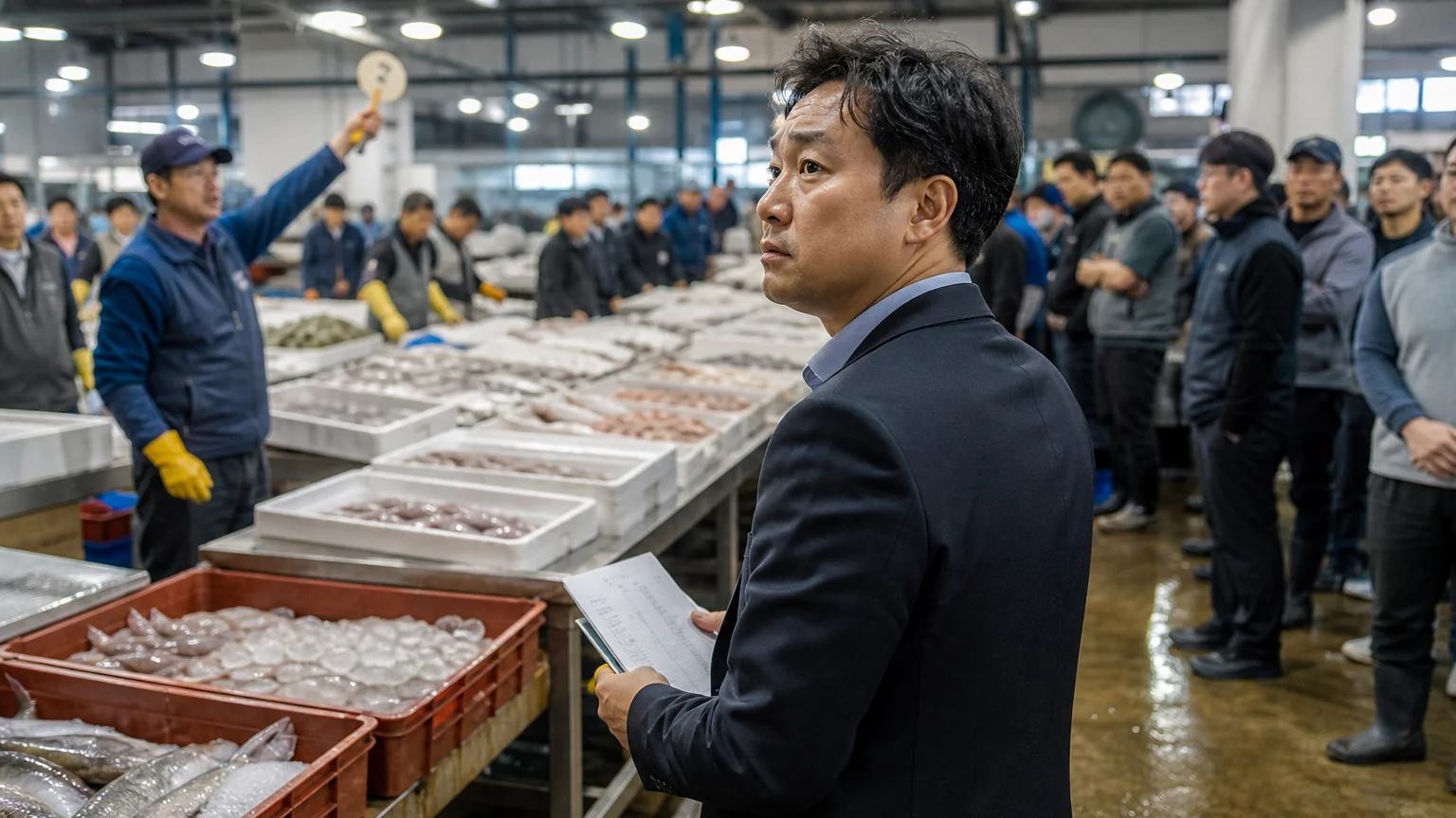 수산물 경매 절차 조작 의혹으로 업무방해 조사를 받게 된 경위