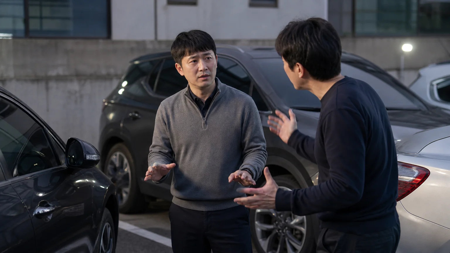 주차 시비 중 제기된 폭행 혐의