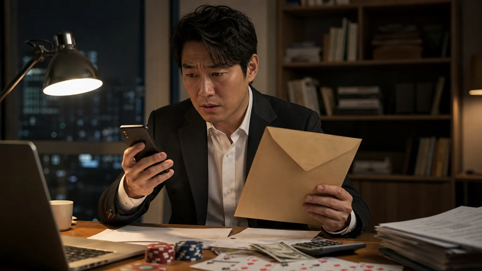 도박 혐의로 검찰 처분을 앞둔 회사원