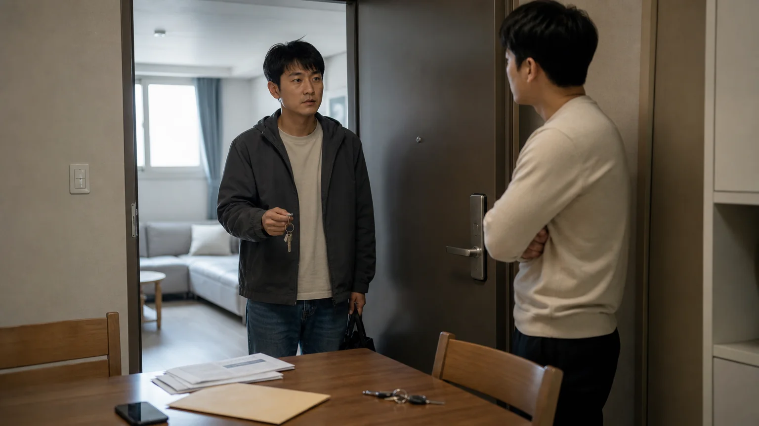 임대차 분쟁 중 주거침입 혐의를 받게 된 경위