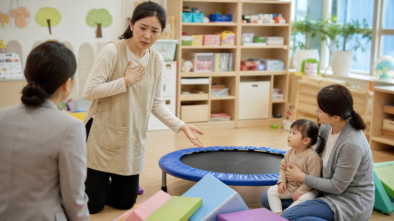 보육 현장 안전사고로 업무상과실치상 조사를 받게 된 경위