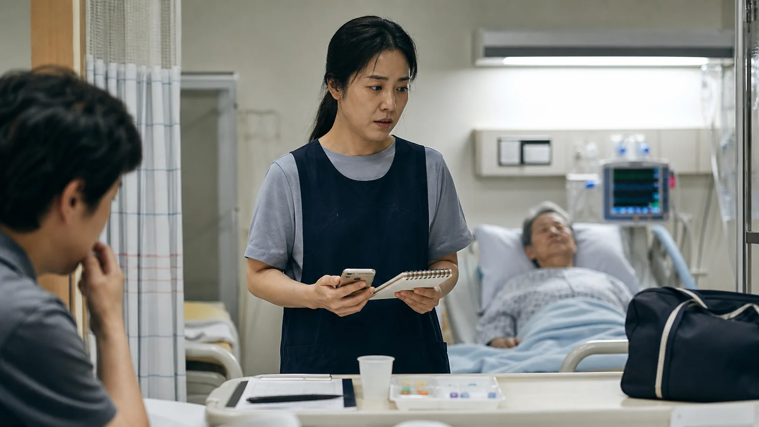 간병비 사기와 업무상과실치상 혐의로 조사를 받게 된 경위