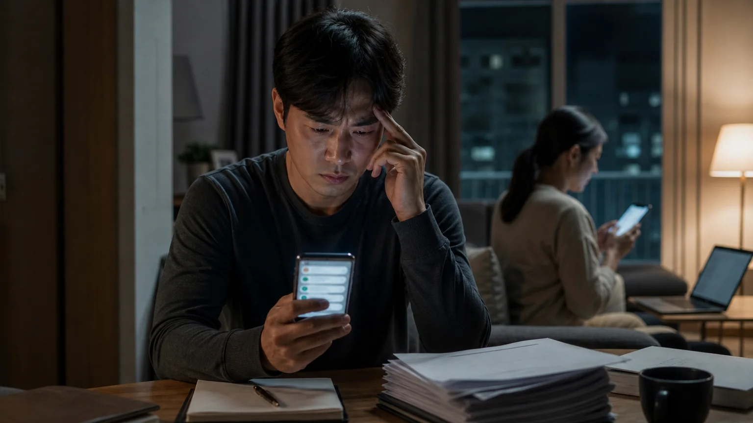 스토킹 혐의로 반복 연락을 했다는 의심을 받은 경위