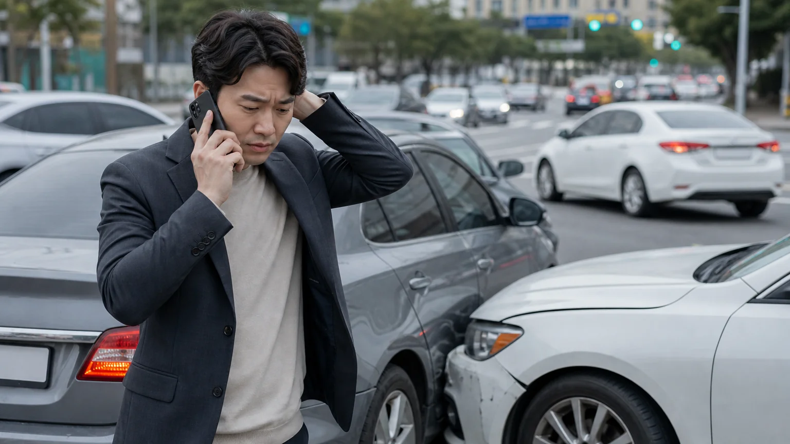보험사기 혐의로 고의 교통사고 의심을 받은 경위