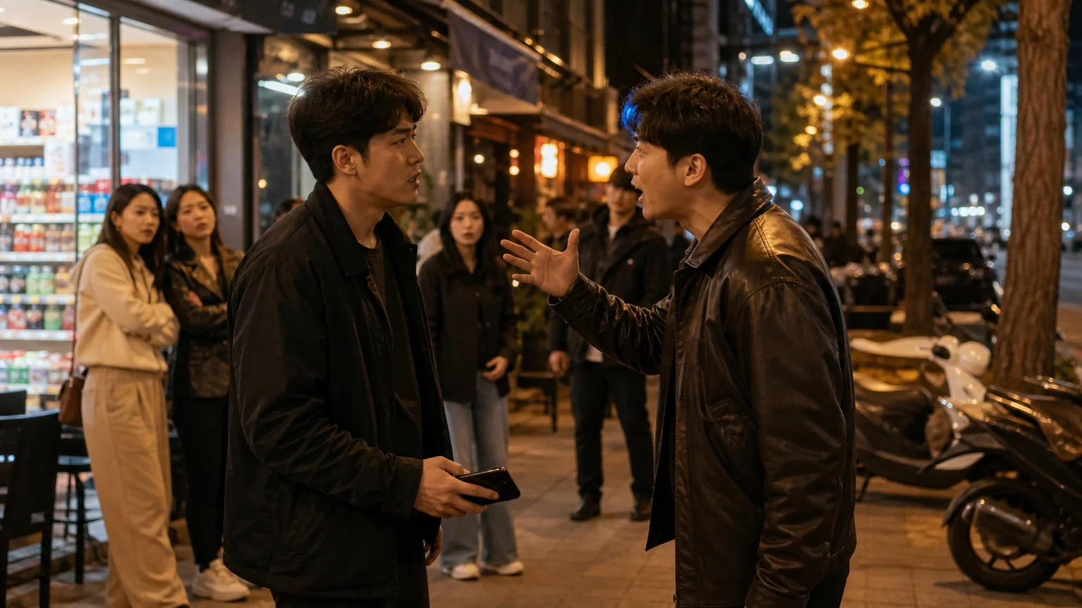 촬영 문제로 발생한 폭행 혐의