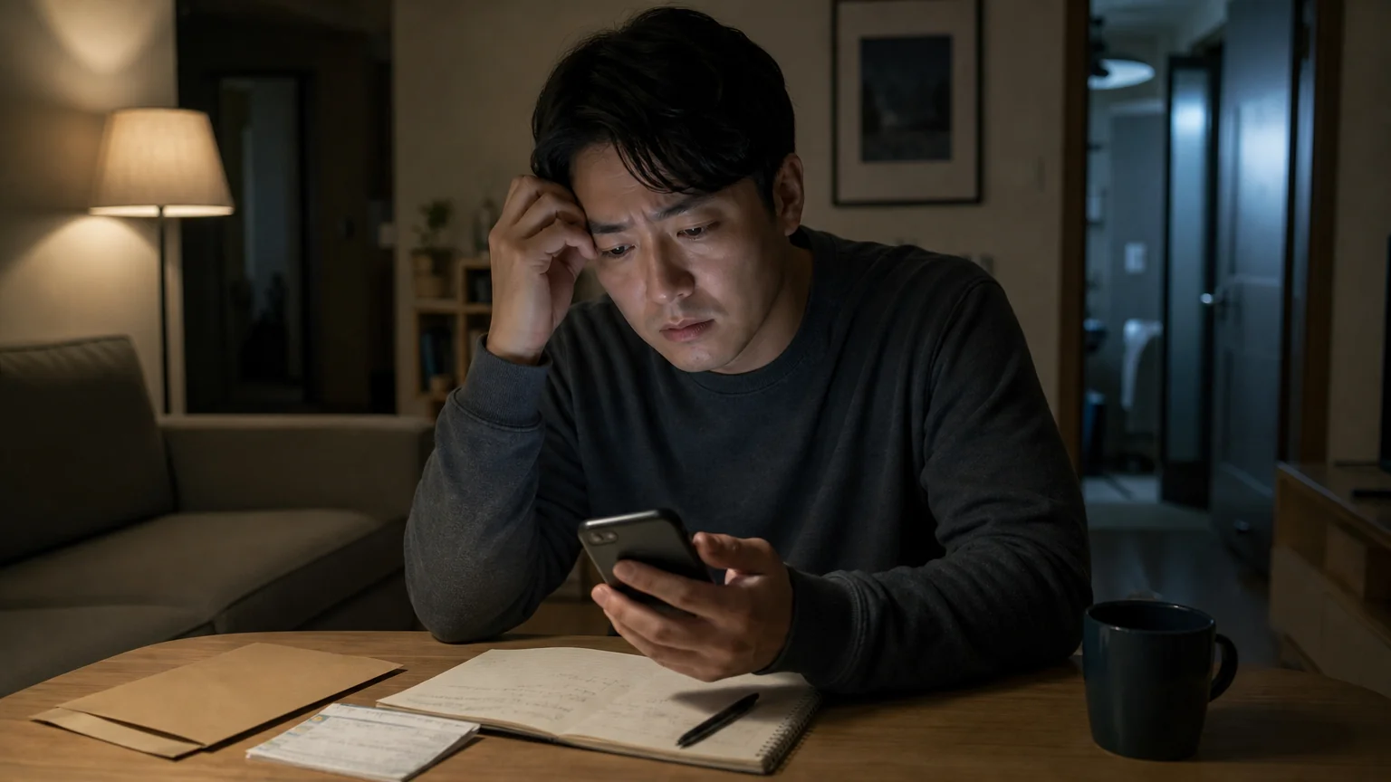 채무 변제 요구 메시지로 협박 신고를 받은 경위